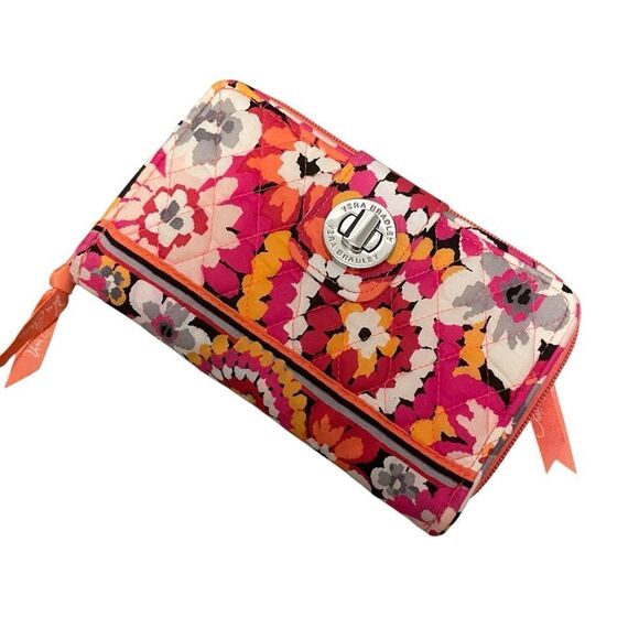 Vera Bradley Pixie Blooms Turn Lock Wallet NWOT - Picture 1 of 5